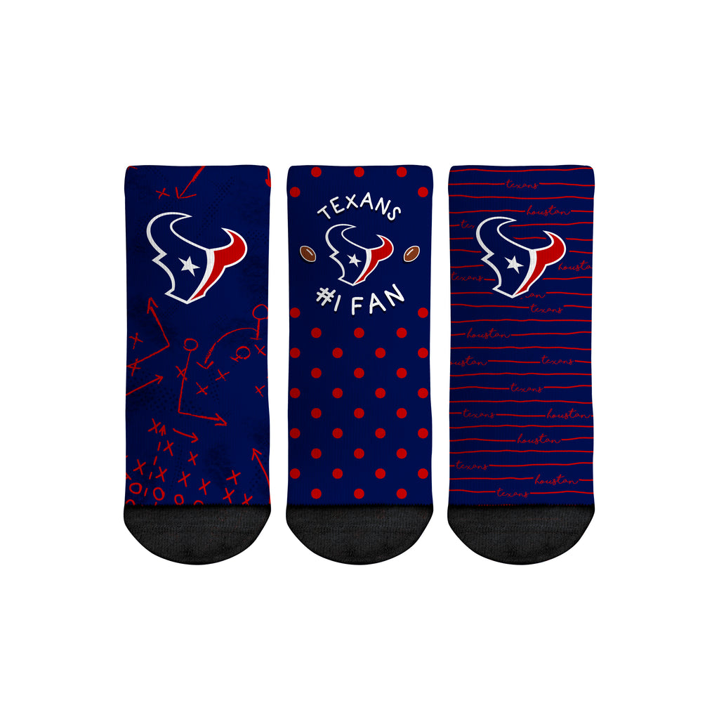 Houston Texans - Number 1 Fan 3-Pack (Toddler) - {{variant_title}}