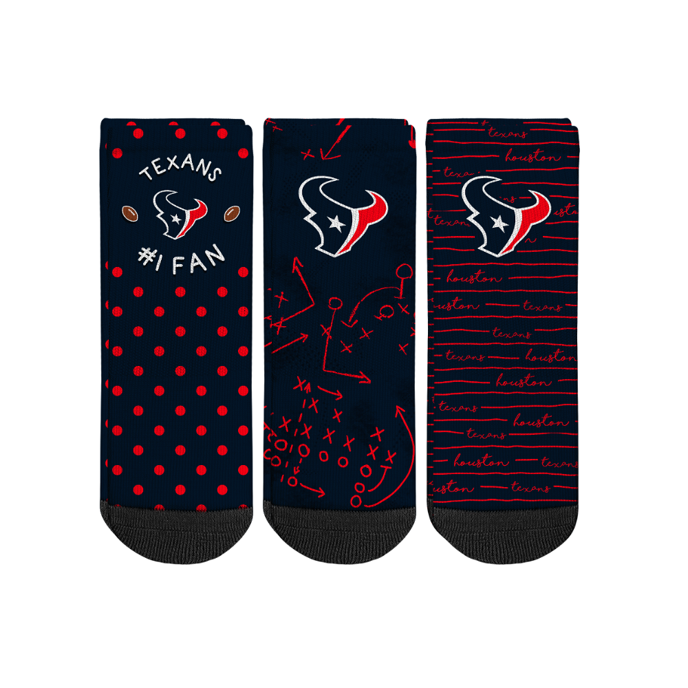 Houston Texans - Number 1 Fan 3-Pack (Toddler) - {{variant_title}}