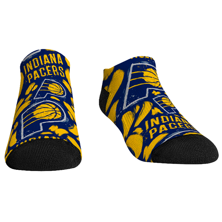 Indiana Pacers - Low Cut  - Logo Paint - {{variant_title}}