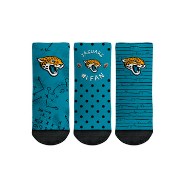 Jacksonville Jaguars - Number 1 Fan 3-Pack (Toddler)