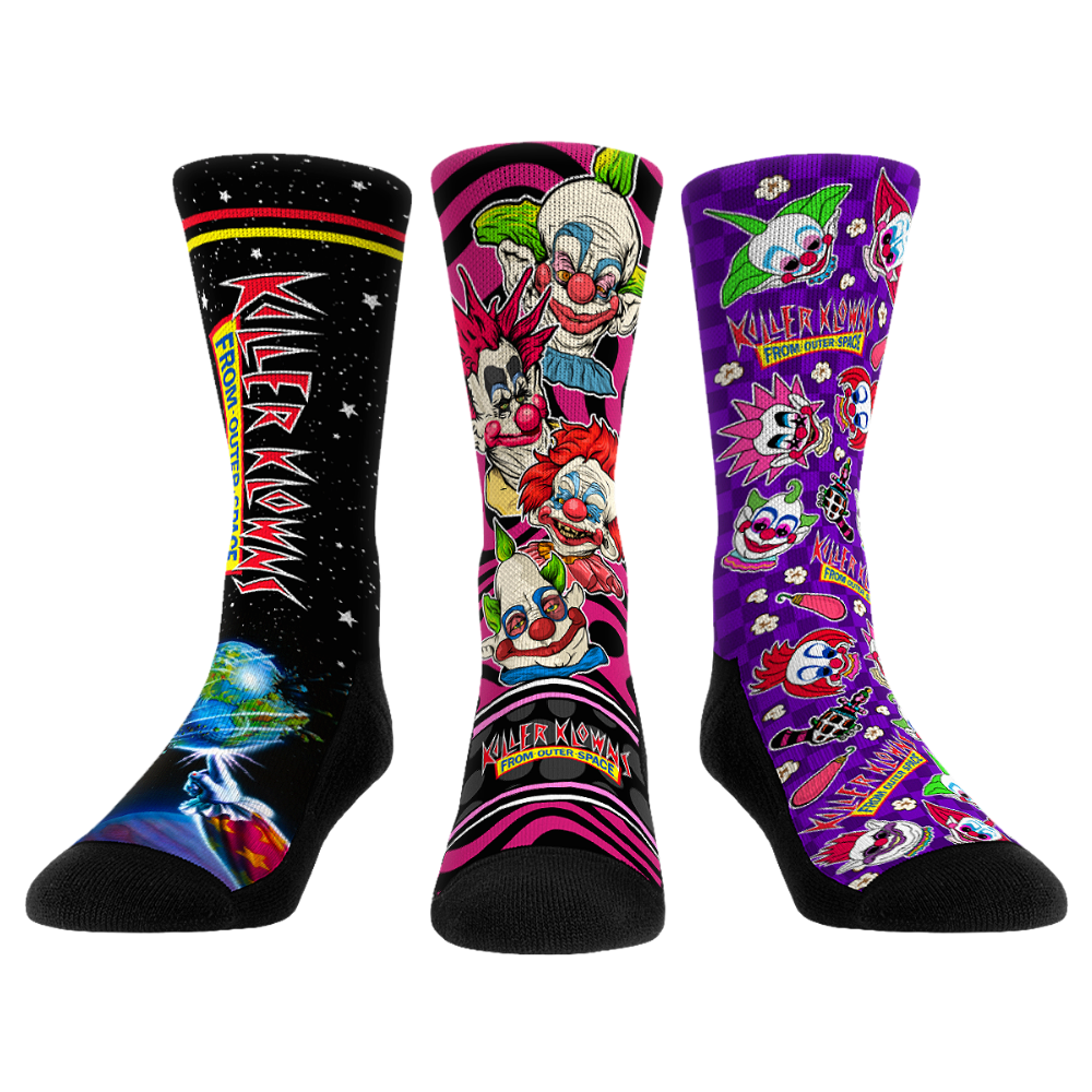 Killer Klowns from Outer Space Socks - 3-Pack - Rock 'Em Socks