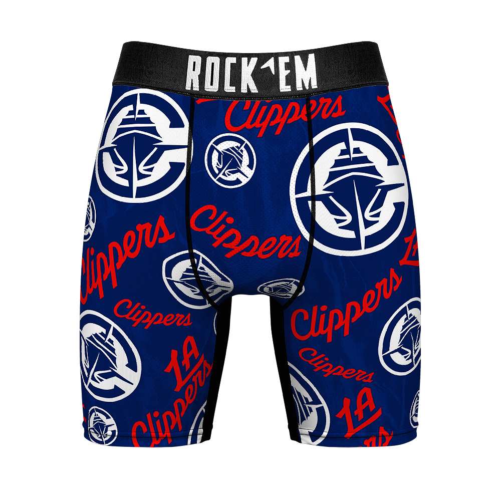 Boxer Briefs - Los Angeles Clippers - Logo All-Over - {{variant_title}}