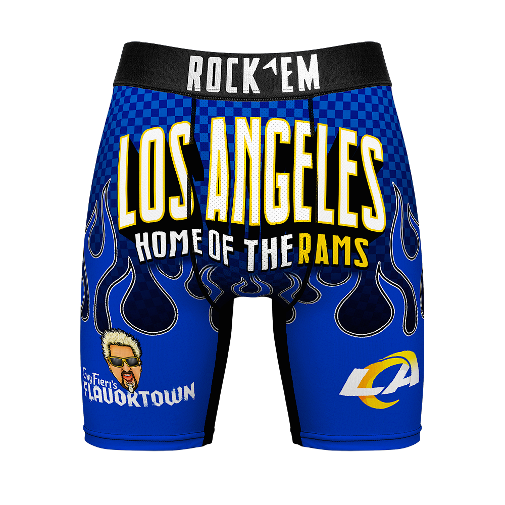 Boxer Briefs - Los Angeles Rams - Guy Fieri Flavor Flames - {{variant_title}}