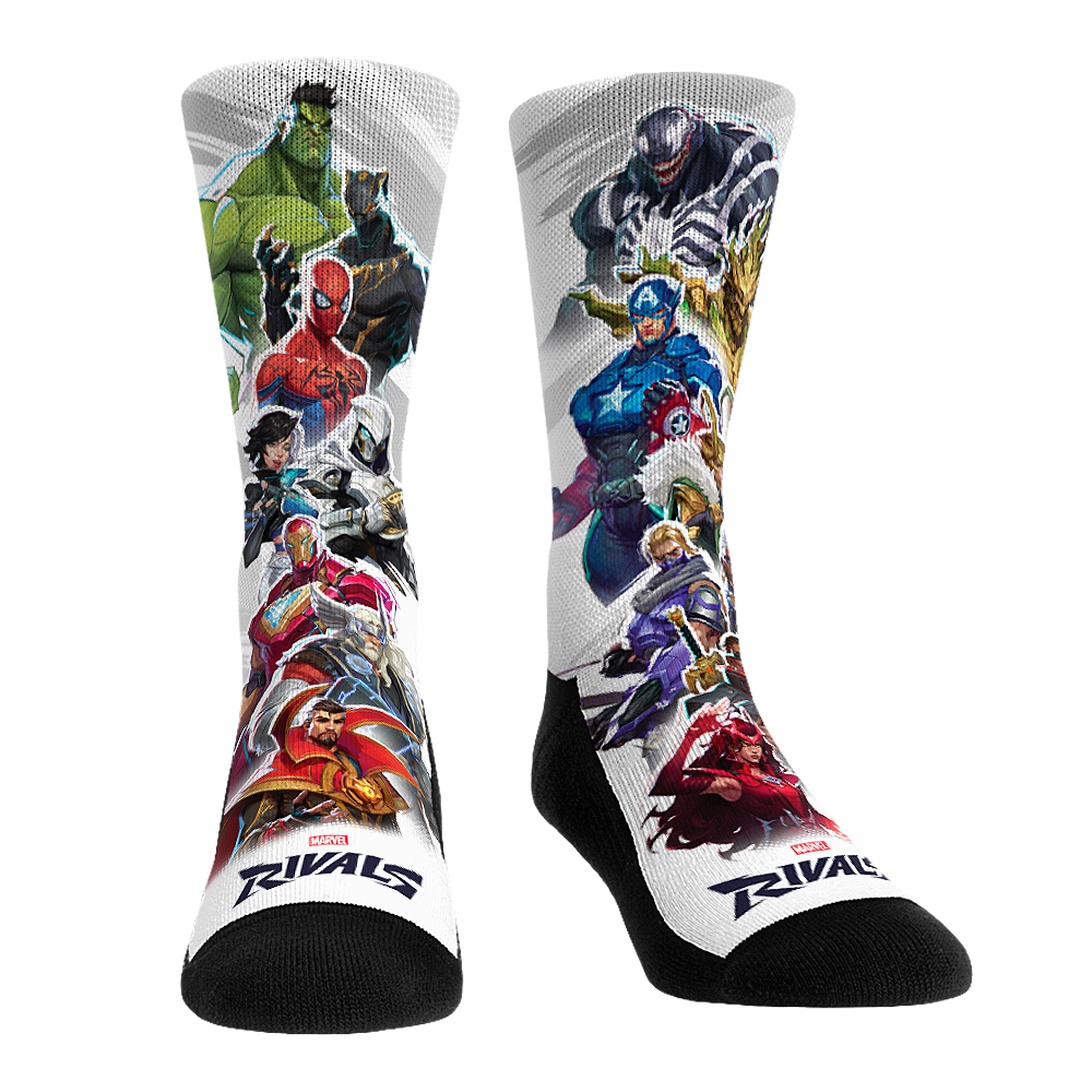 Marvel Rivals - Stacked Characters – Rock 'Em Socks