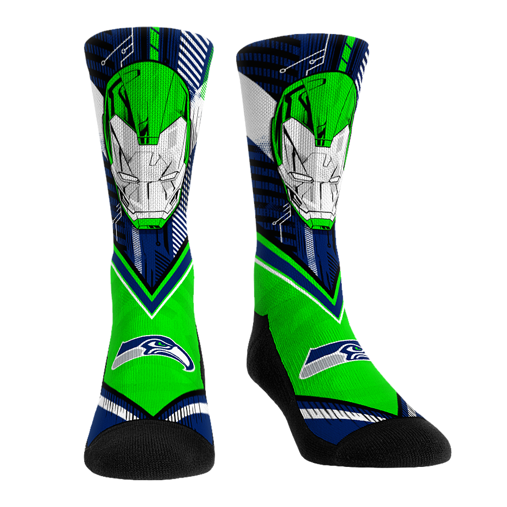 Seattle Seahawks - Marvel - Iron Man Stare Down - {{variant_title}}