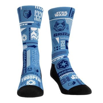 Memphis Grizzlies - Star Wars  - Stormtrooper Pattern
