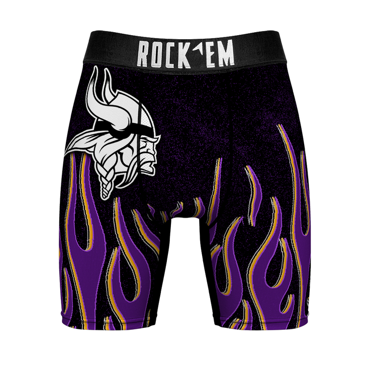 Minnesota Vikings - 3D Flames