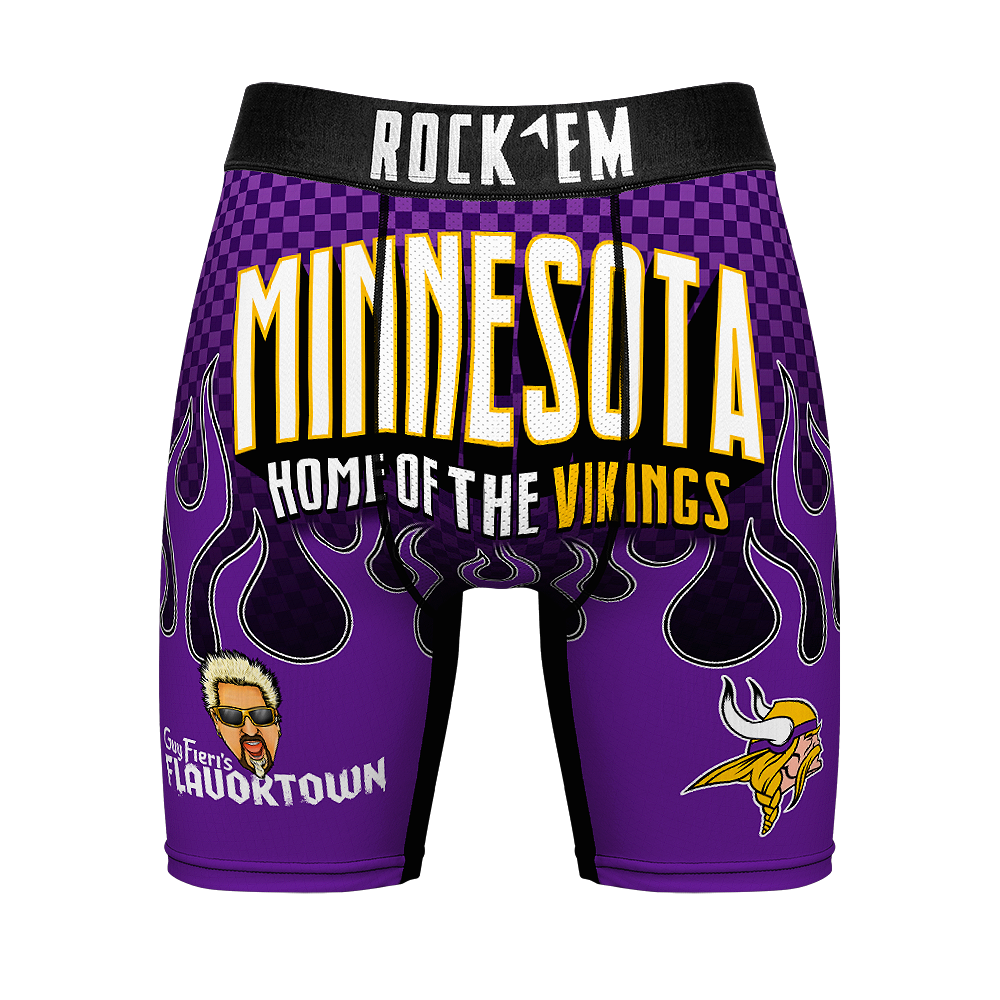 Boxer Briefs - Minnesota Vikings - Guy Fieri Flavor Flames - {{variant_title}}