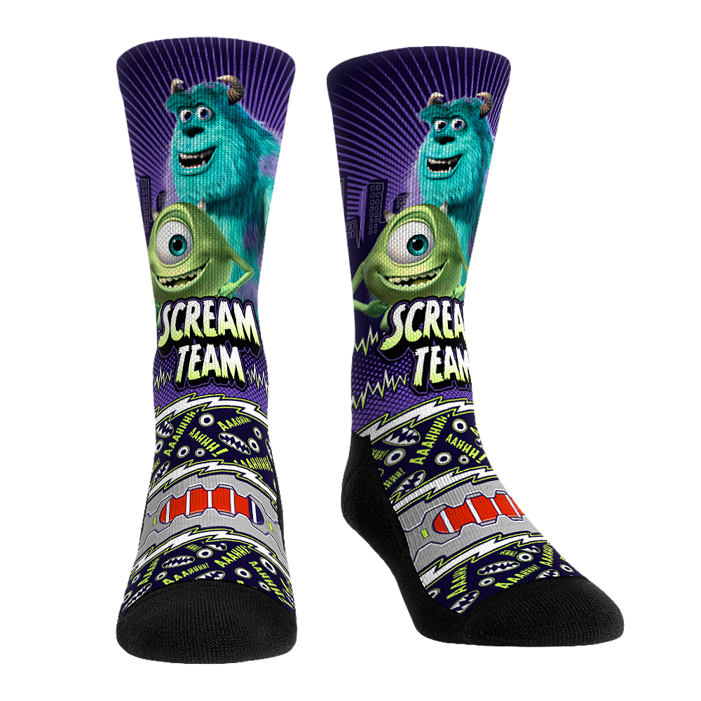 sock monsters inc Monsters, Inc. Socks - Scream Team - Pixar