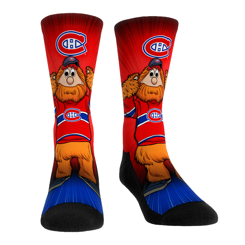 Montreal Canadiens - Mascot Pump Up! - NHL Socks - Rock 'Em Socks