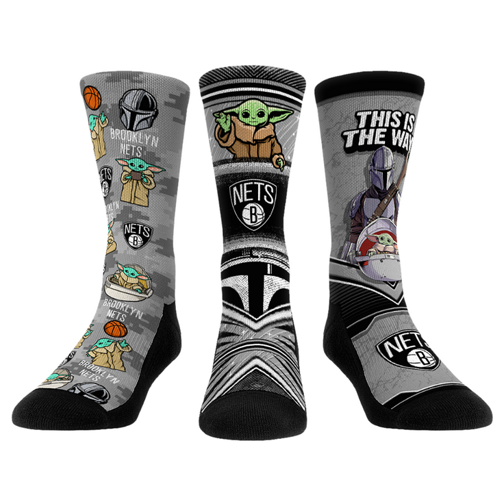 Brooklyn Nets - The Mandalorian - 3-Pack - {{variant_title}}