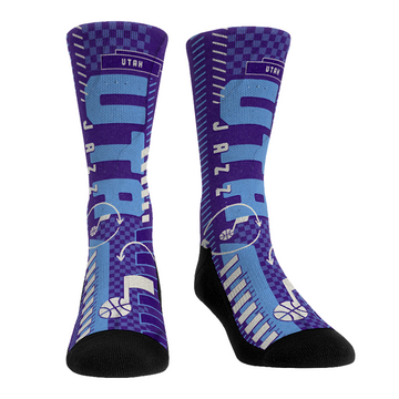 Utah Jazz - Distressed Geometric