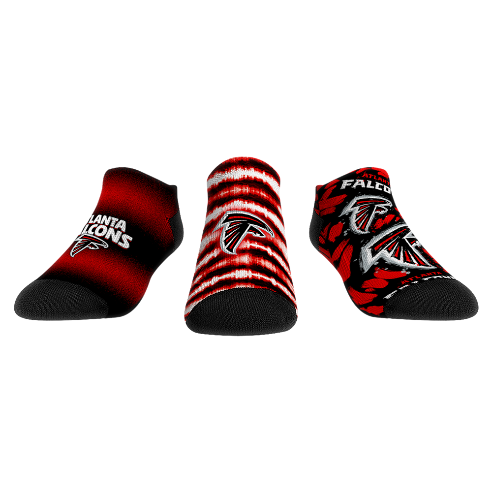Atlanta Falcons Socks - Vibes 3-Pack - NFL Socks - Rock 'Em Socks