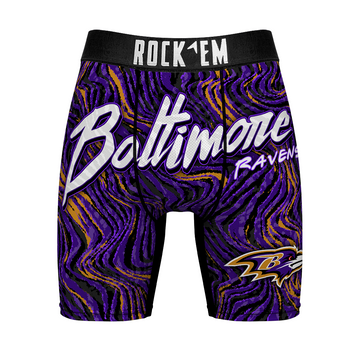 Baltimore Ravens - Neon Wave