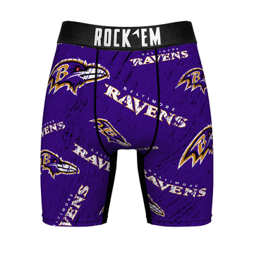 Boxer Briefs - Baltimore Ravens - Throwback All-Over