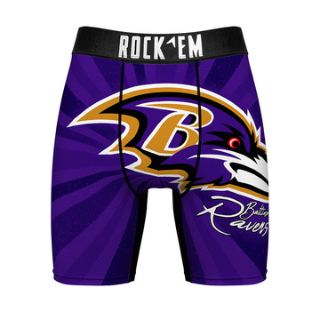 Boxer Briefs - Baltimore Ravens - Throwback Swirl