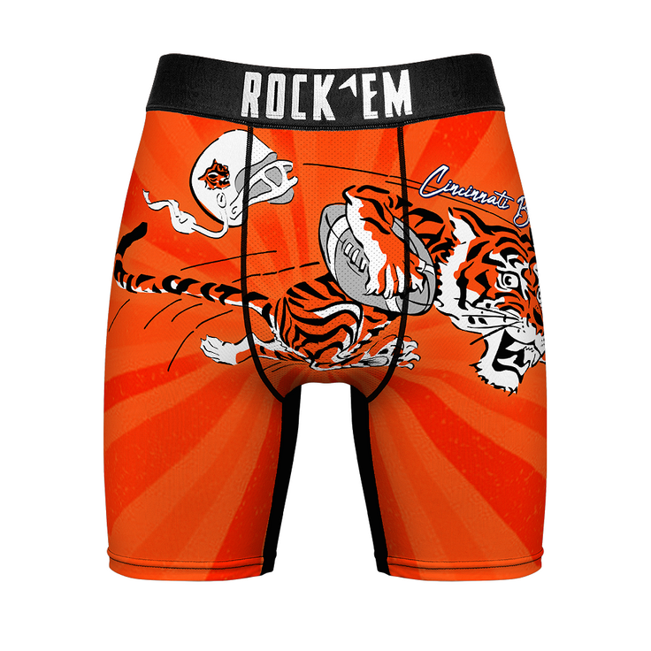 Boxer Briefs - Cincinnati Bengals - Throwback Swirl - {{variant_title}}