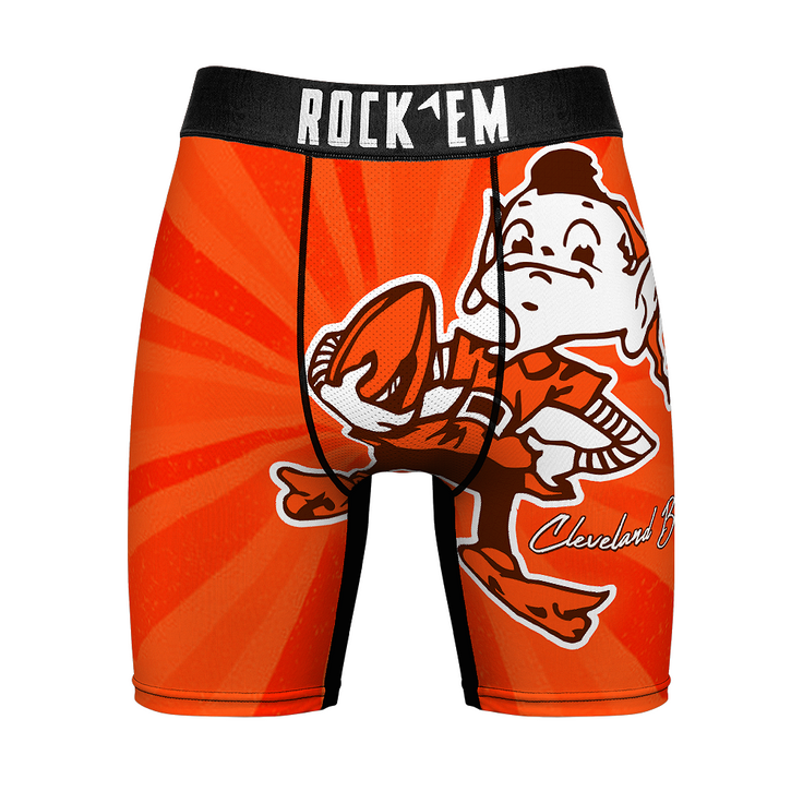 Boxer Briefs - Cleveland Browns - Throwback Swirl - {{variant_title}}