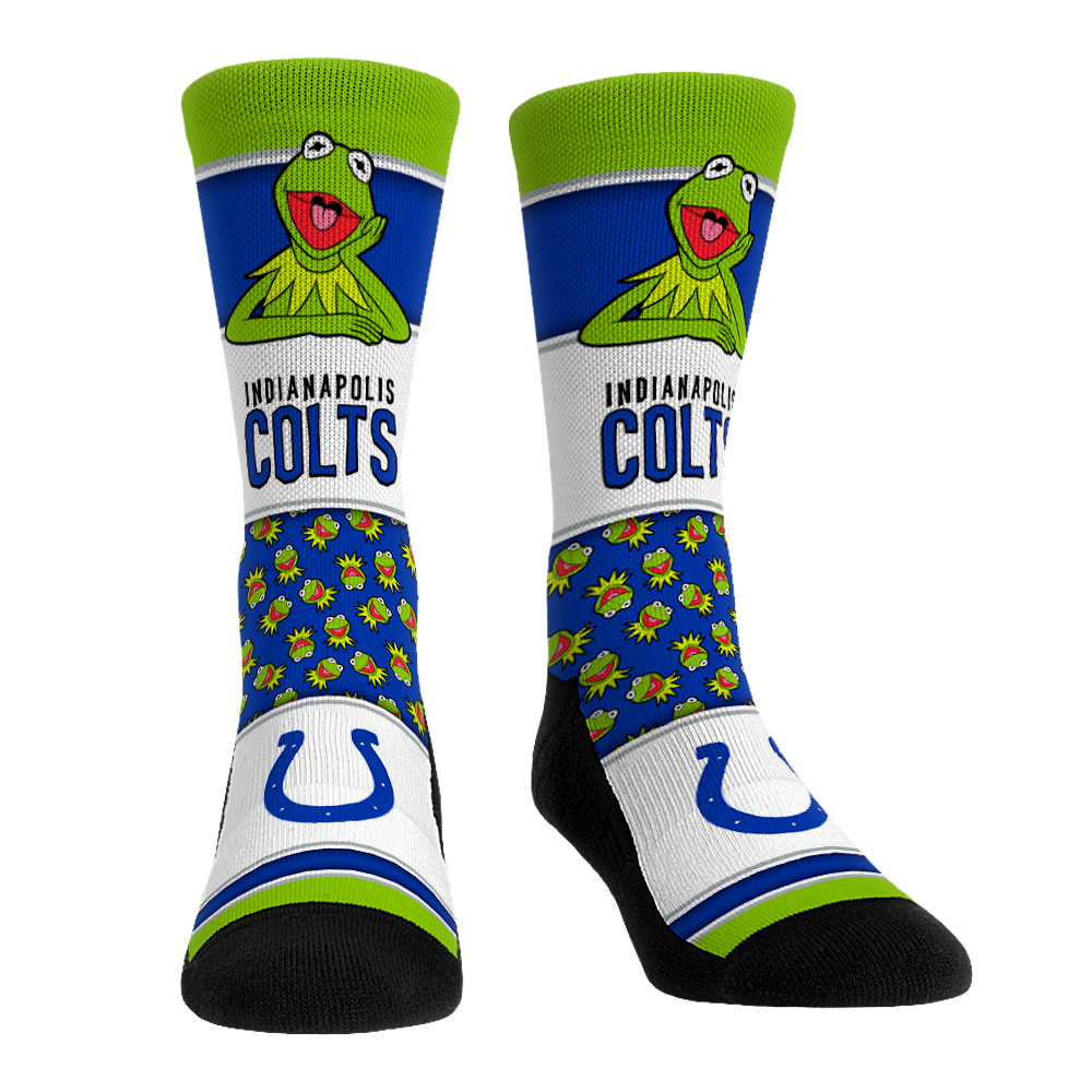 Indianapolis Colts Socks - The Muppets - NFL Socks - Rock 'Em Socks