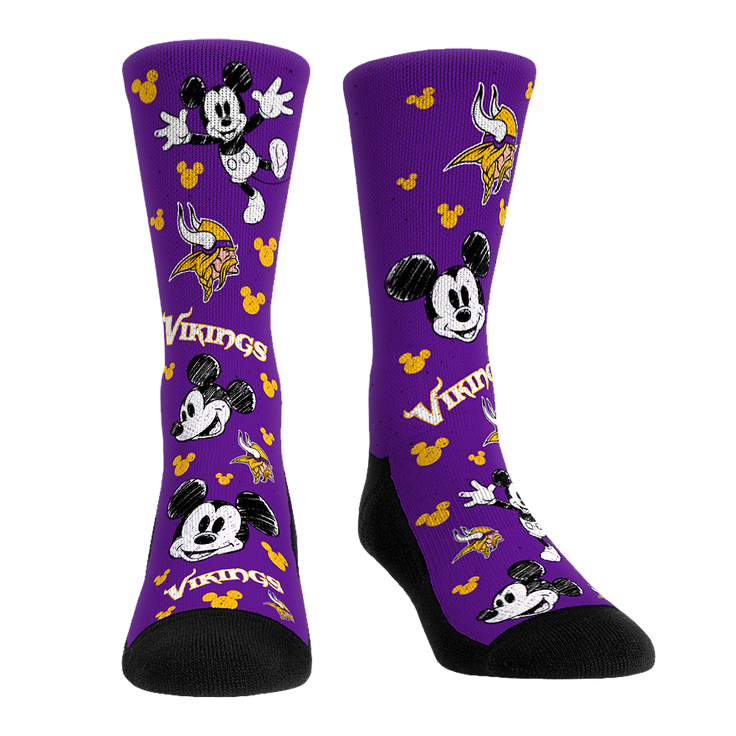 NFL Disney - Minnesota Vikings - Mickey Sketch – Product image