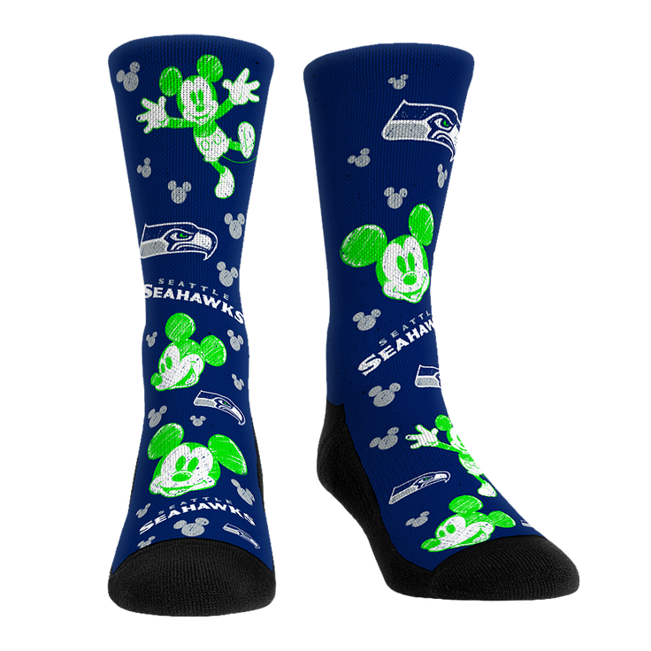 NFL Disney - Seattle Seahawks - Mickey Sketch – Product image