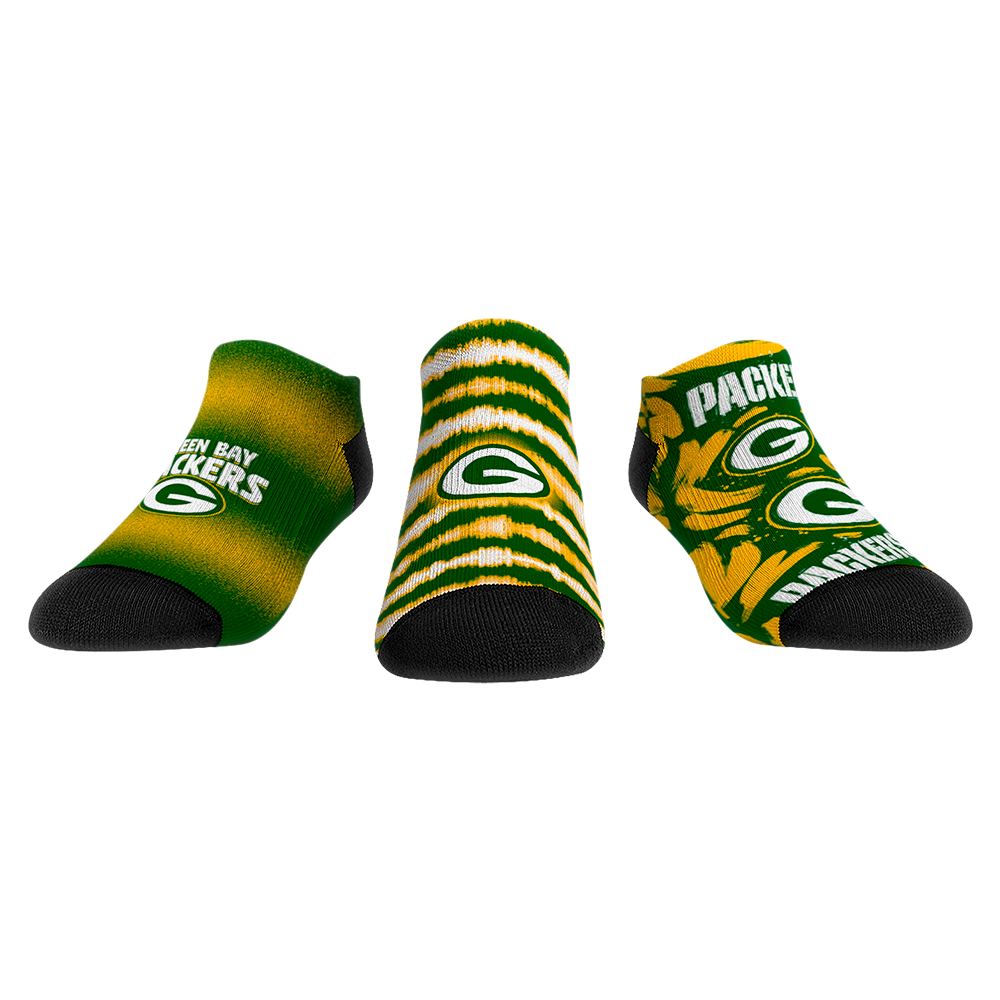 Green Bay Packers Socks - Vibes 3-Pack - NFL Socks Green Bay Packers Socks - Vibes 3-Pack - NFL Socks