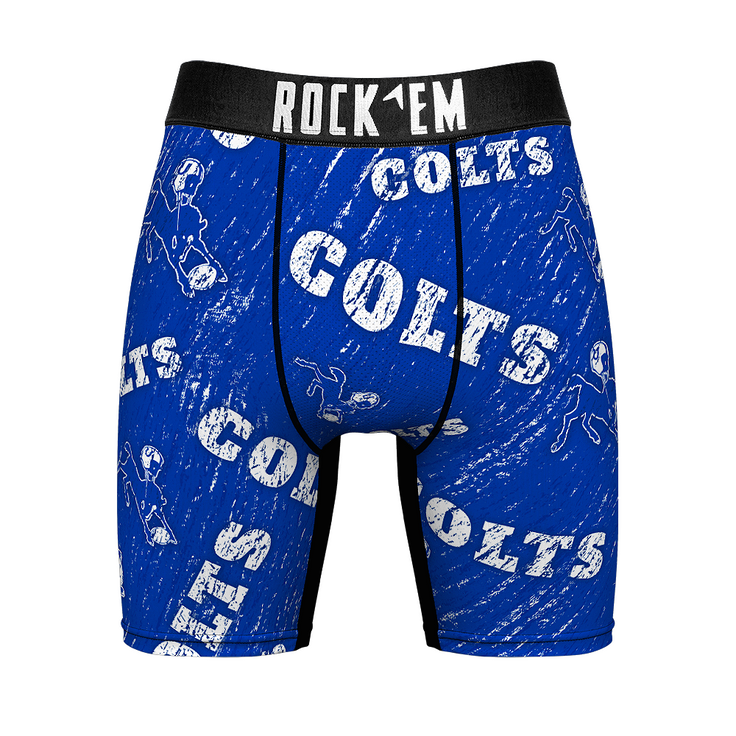 Boxer Briefs - Indianapolis Colts - Throwback All-Over - {{variant_title}}