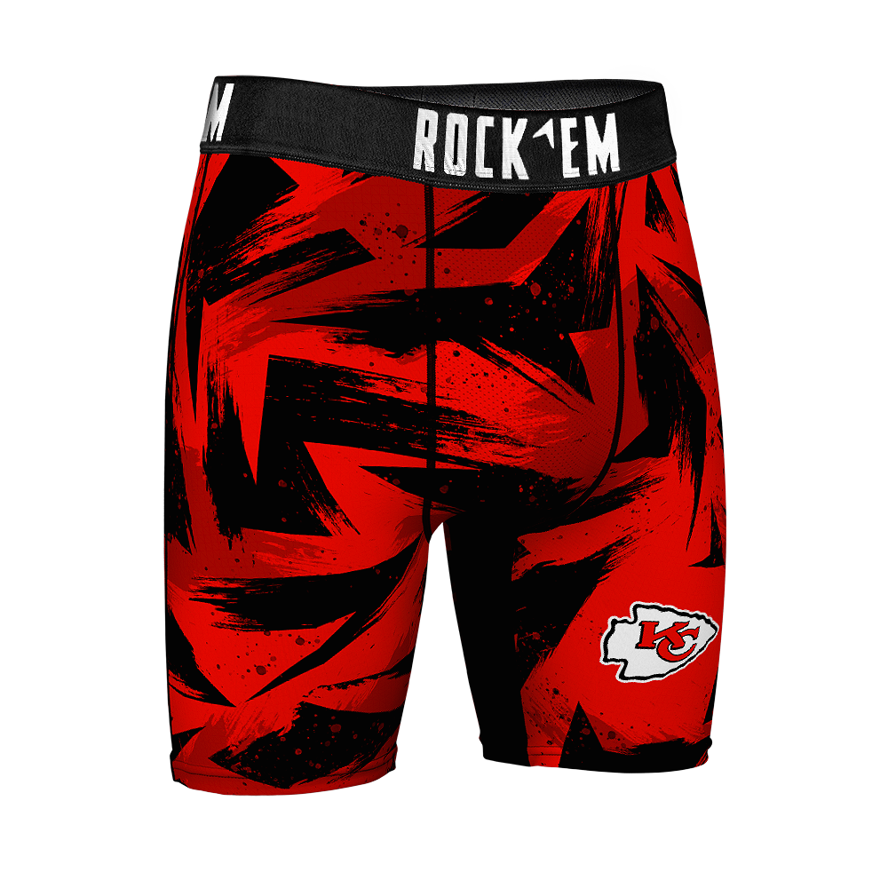 Kansas City Chiefs - Rock 'Em Boxer Briefs - Born N Raised Underwear ...