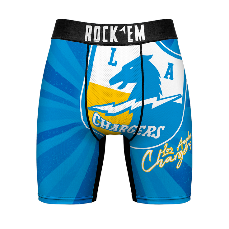Boxer Briefs - Los Angeles Chargers - Throwback Swirl - {{variant_title}}