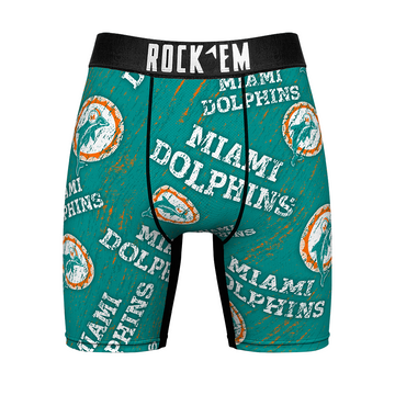 Boxer Briefs - Miami Dolphins - Throwback All-Over