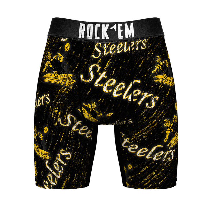 Boxer Briefs - Pittsburgh Steelers - Throwback All-Over - {{variant_title}}