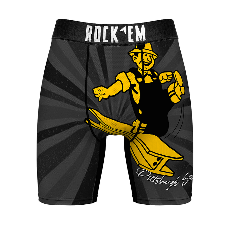 Boxer Briefs - Pittsburgh Steelers - Throwback Swirl - {{variant_title}}