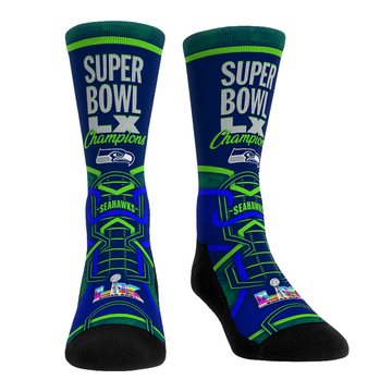 Seattle Seahawks - Super Bowl LX Champions - Prism Linework