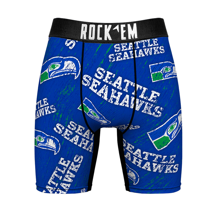 Boxer Briefs - Seattle Seahawks - Throwback All-Over - {{variant_title}}
