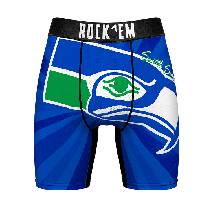 Boxer Briefs - Seattle Seahawks - Throwback Swirl - {{variant_title}}