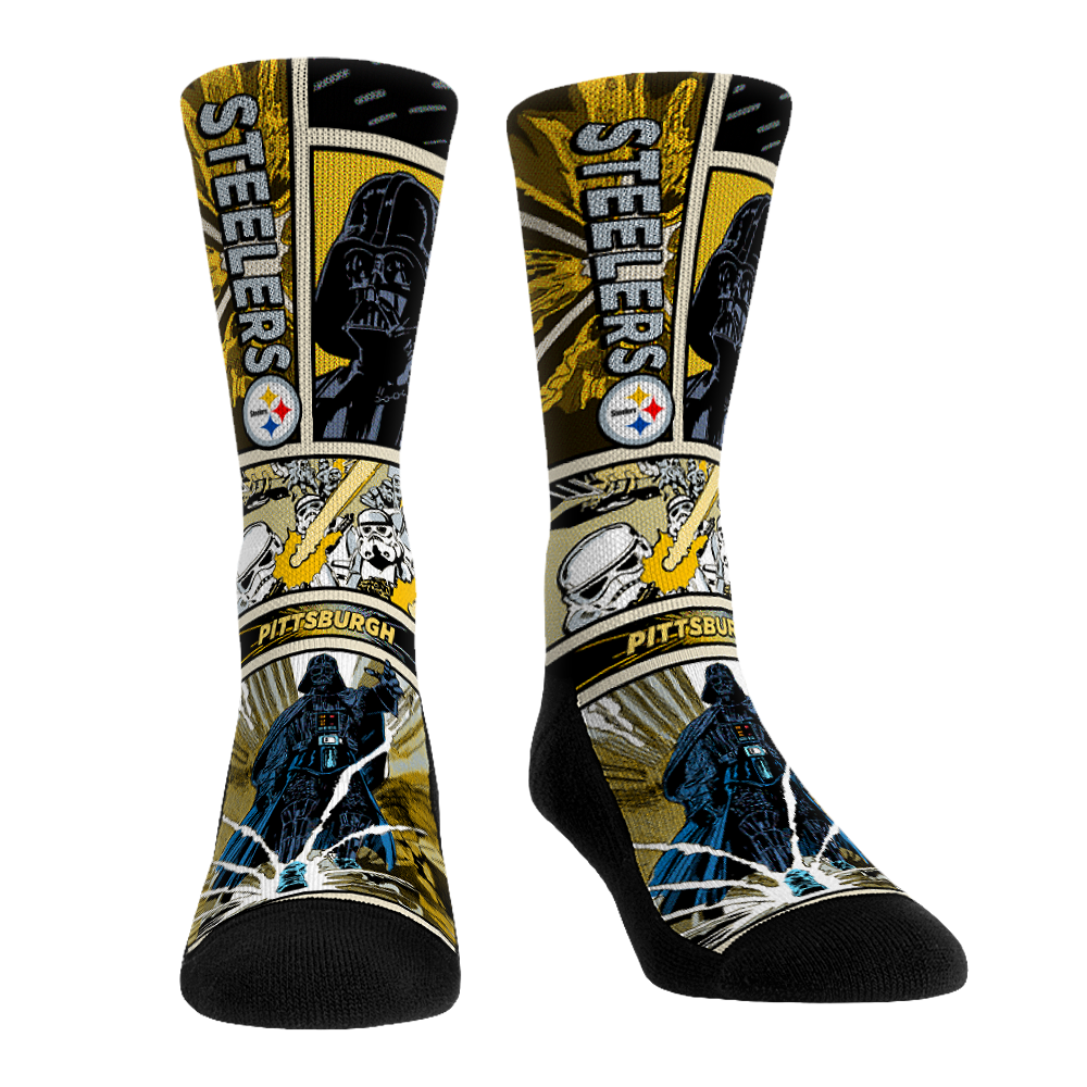 Pittsburgh Steelers - Star Wars - Empire Comic Strip – Rock 'Em Socks