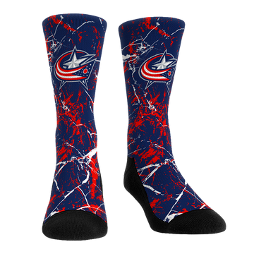 Columbus Blue Jackets - Cracked Marble