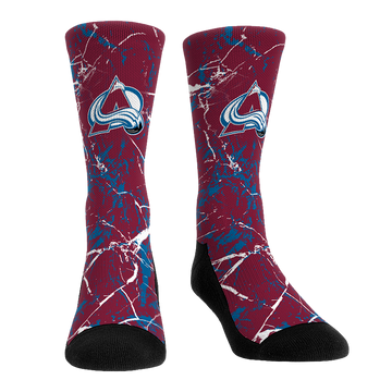 Colorado Avalanche - Cracked Marble