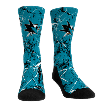 San Jose Sharks - Cracked Marble
