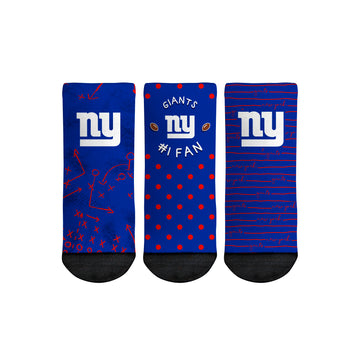 New York Giants - Number 1 Fan 3-Pack (Toddler)