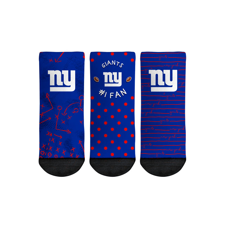 New York Giants - Number 1 Fan 3-Pack (Toddler) - {{variant_title}}