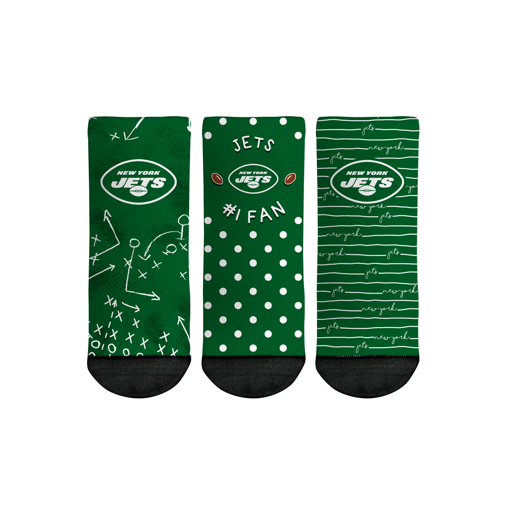 New York Jets - Number 1 Fan 3-Pack (Toddler) - {{variant_title}}