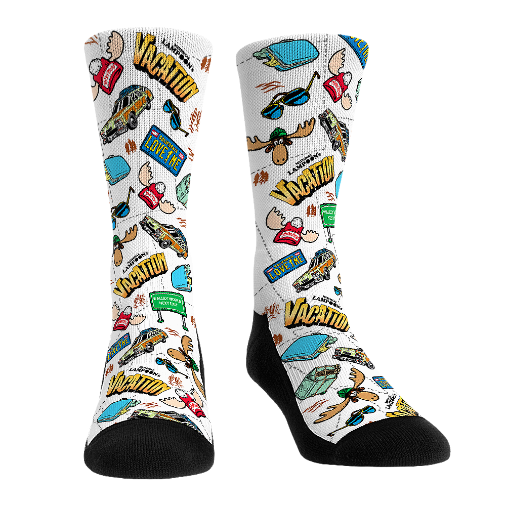 National Lampoon's Vacation Socks - Icons All-Over - Rock 'Em Socks