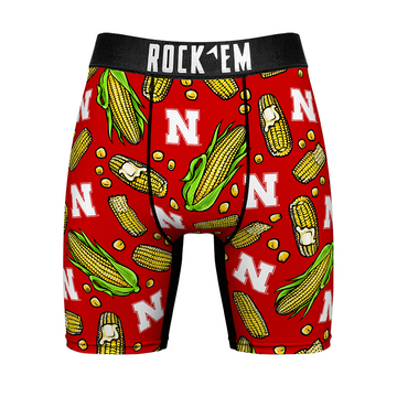 Boxer Briefs - Nebraska Cornhuskers - Corn All-Over