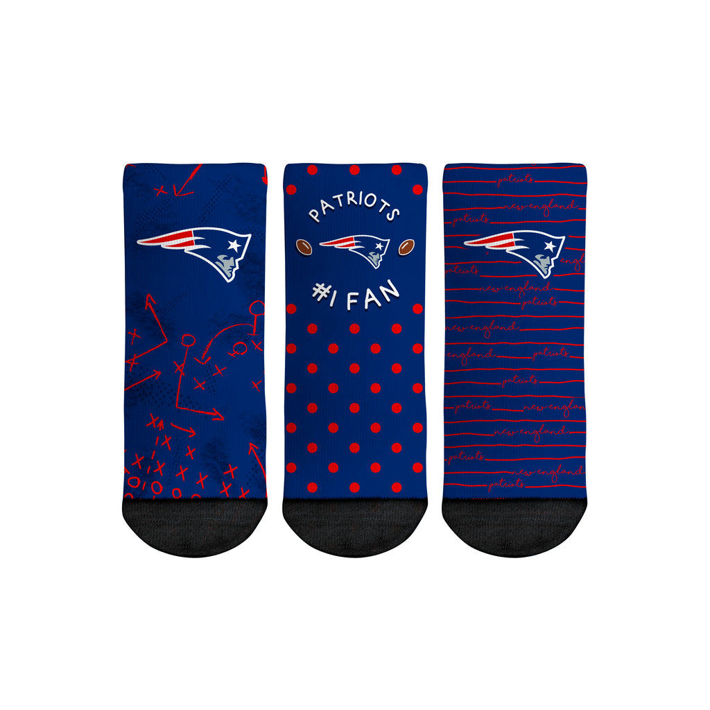 New England Patriots - Number 1 Fan 3-Pack (Toddler) - {{variant_title}}