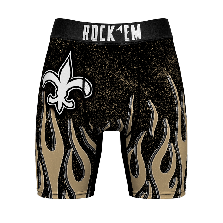 New Orleans Saints - 3D Flames