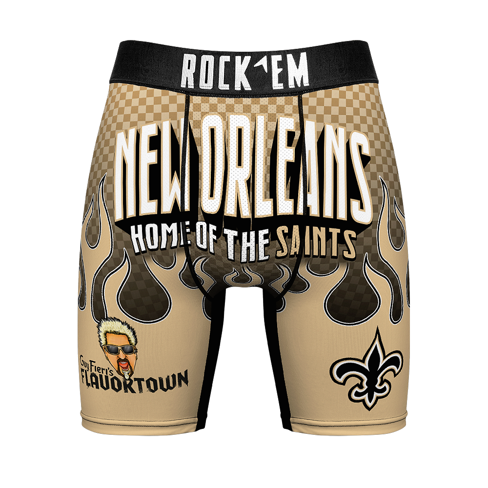 Boxer Briefs - New Orleans Saints - Guy Fieri Flavor Flames - {{variant_title}}