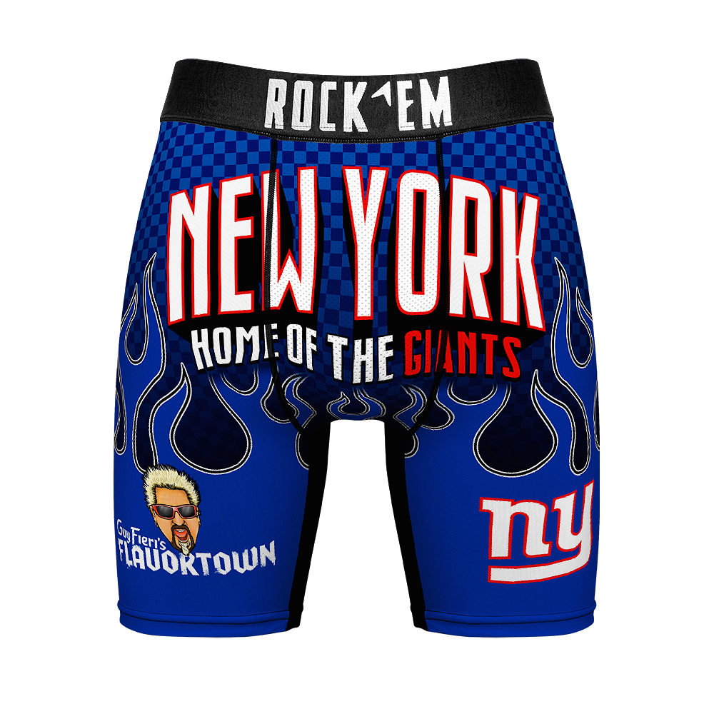 Boxer Briefs - New York Giants - Guy Fieri Flavor Flames - {{variant_title}}