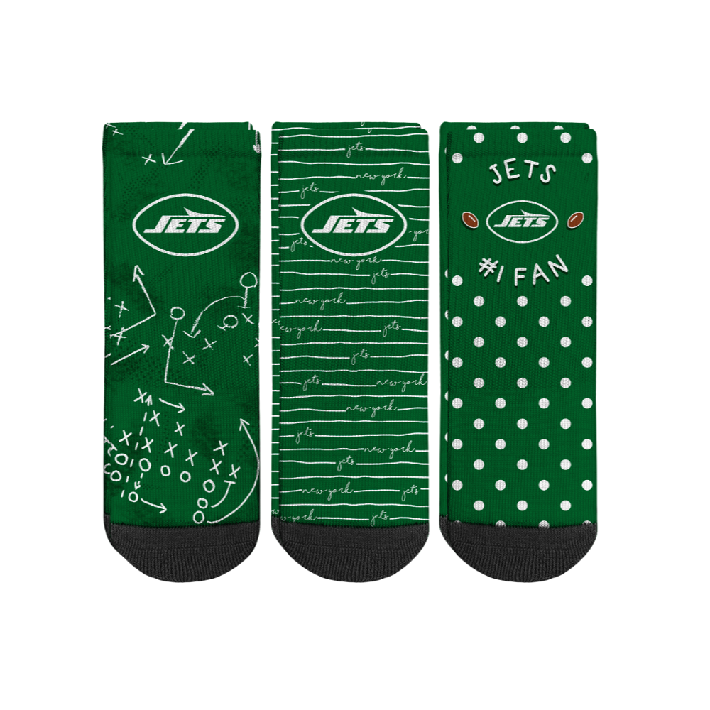 New York Jets - Number 1 Fan 3-Pack (Toddler) - {{variant_title}}