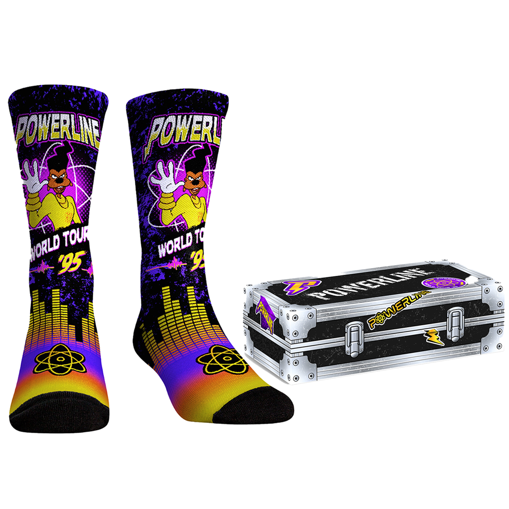 A Goofy Movie Socks - Powerline World Tour - Rock 'Em Socks